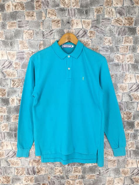 ysl blue black shirt